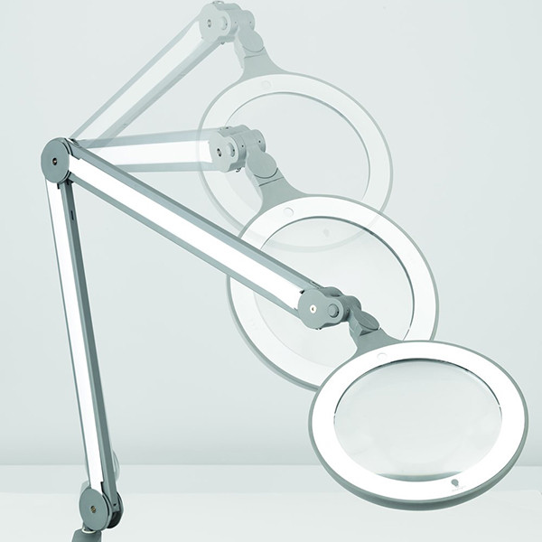 Lampe Loupe Daylight - 60 LED Lumière Du Jour, Lentille 1,75x - Variateur 4 Niveaux - Pour Bricolage, Couture