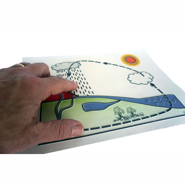Four de graphiques tactiles & relief Swell Form Zychem pour aveugle