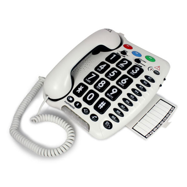 Téléphone amplifié grandes touches Geemarc AmpliPower 50 pour malvoyant, malentendant ou senior