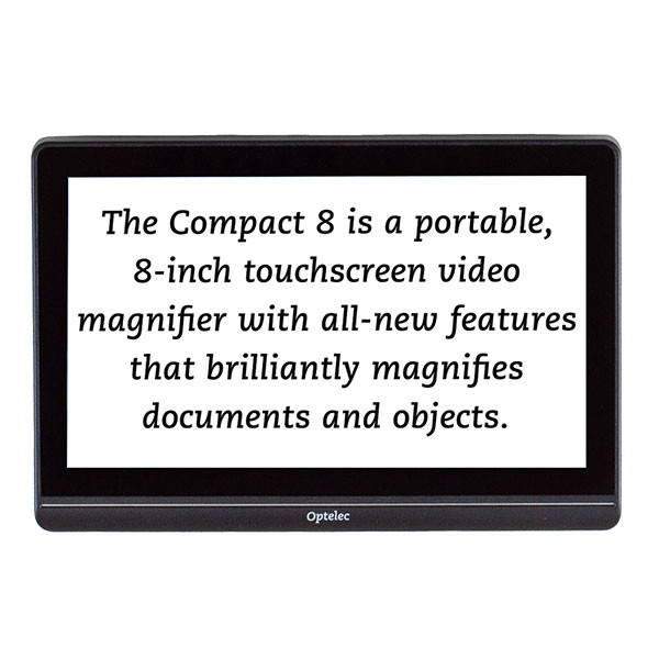  Loupe électronique Optelec Compact 8 HD pour malvoyant