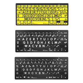 Mini clavier Bluetooth grands caractères contrastés