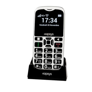 Téléphone simple et vocalisé MiniVision2 Kapsys pour aveugle ou malvoyant