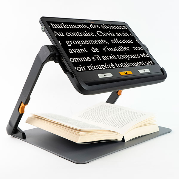 Loupe électronique portable exploré 12 de HumanWare pour malvoyant et DMLA